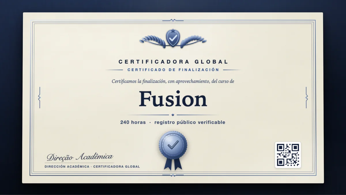 Portada del curso Fusion