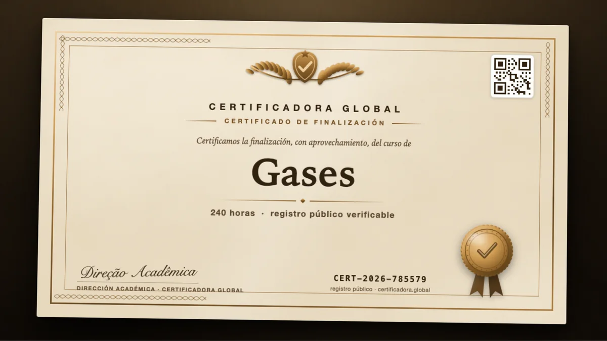 Portada del curso Gases