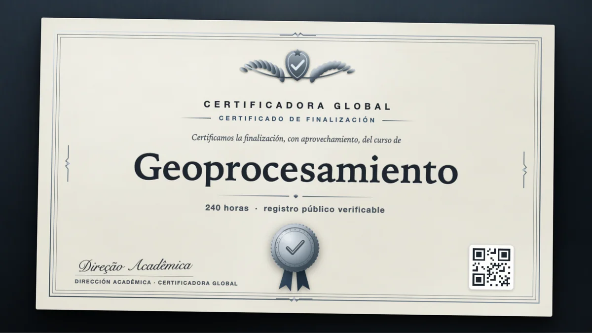 Portada del curso Geoprocesamiento