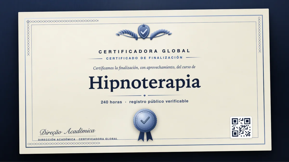 Portada del curso Hipnoterapia