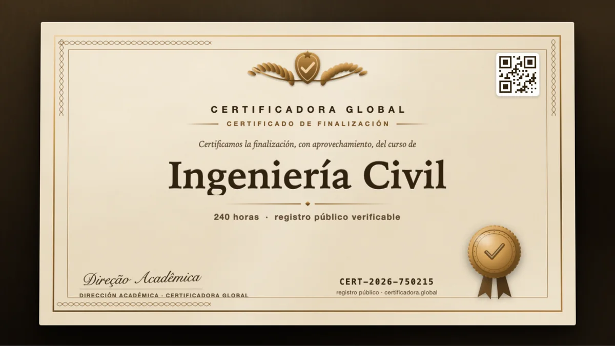 Portada del curso Ingeniería Civil