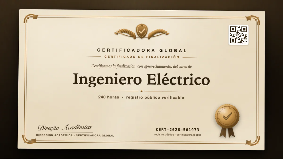 Portada del curso Ingeniero Eléctrico