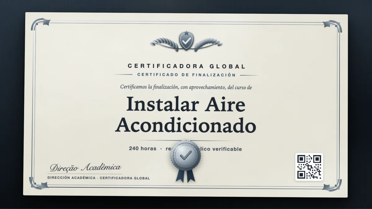 Portada del curso Instalar Aire Acondicionado