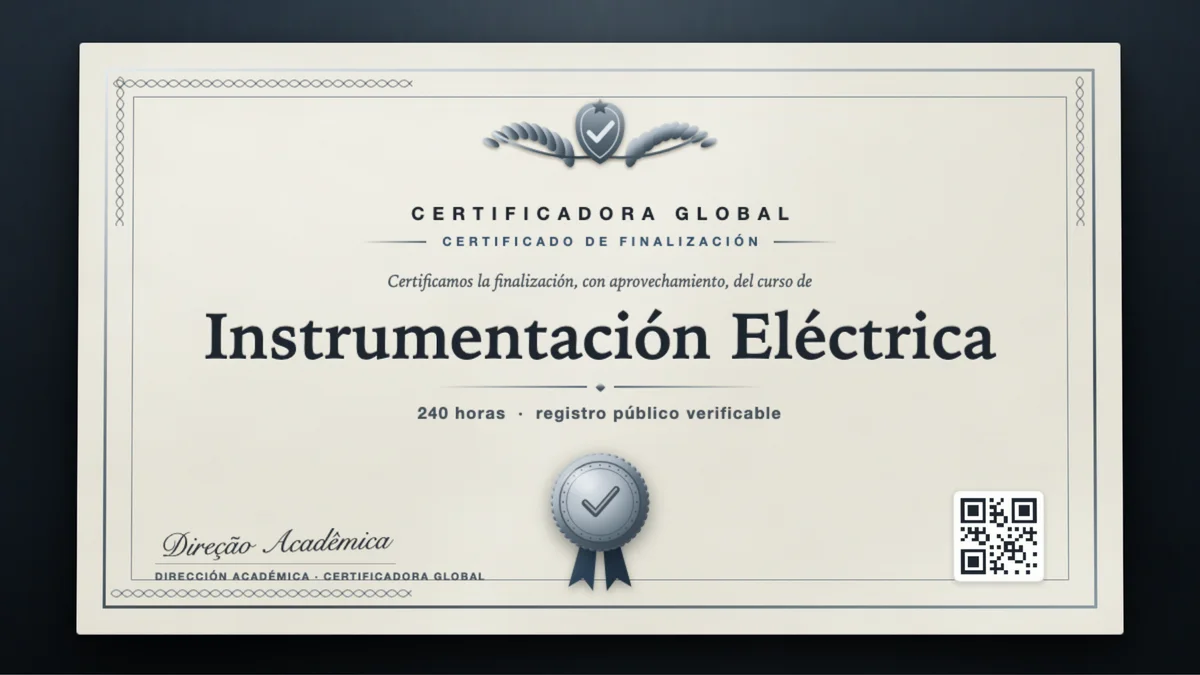 Portada del curso Instrumentación Eléctrica