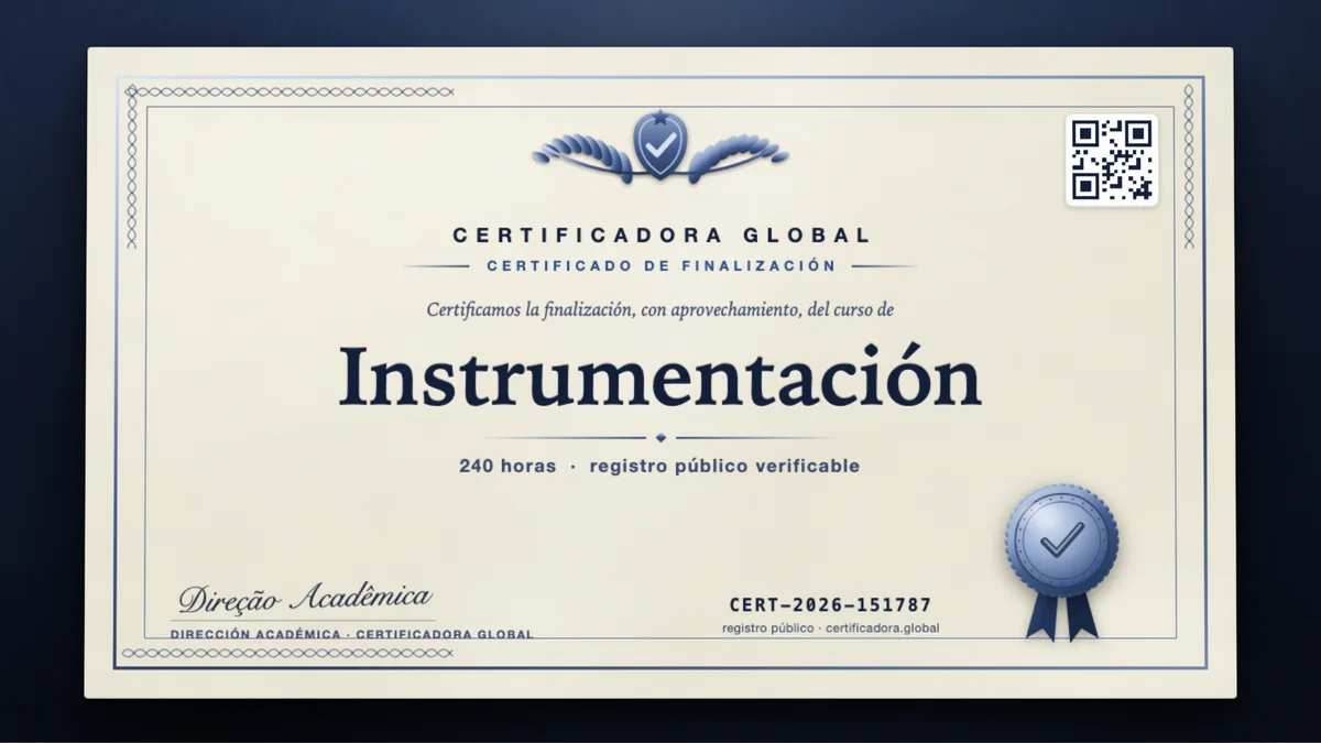 Portada del curso Instrumentación