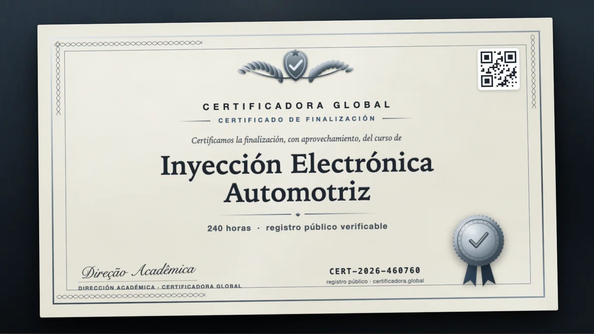 Portada del curso Inyección Electrónica Automotriz