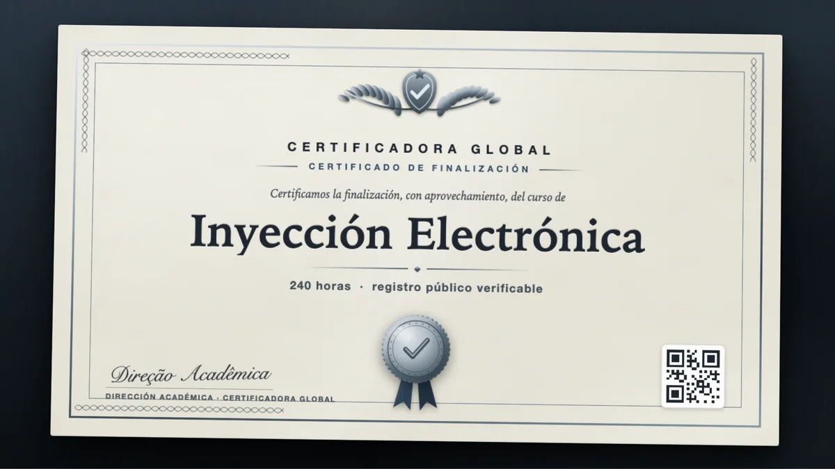 Portada del curso Inyección Electrónica