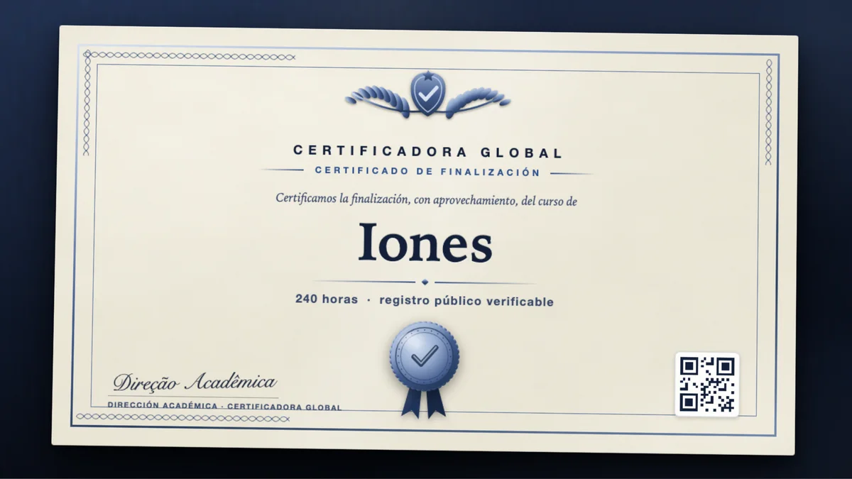 Portada del curso Iones