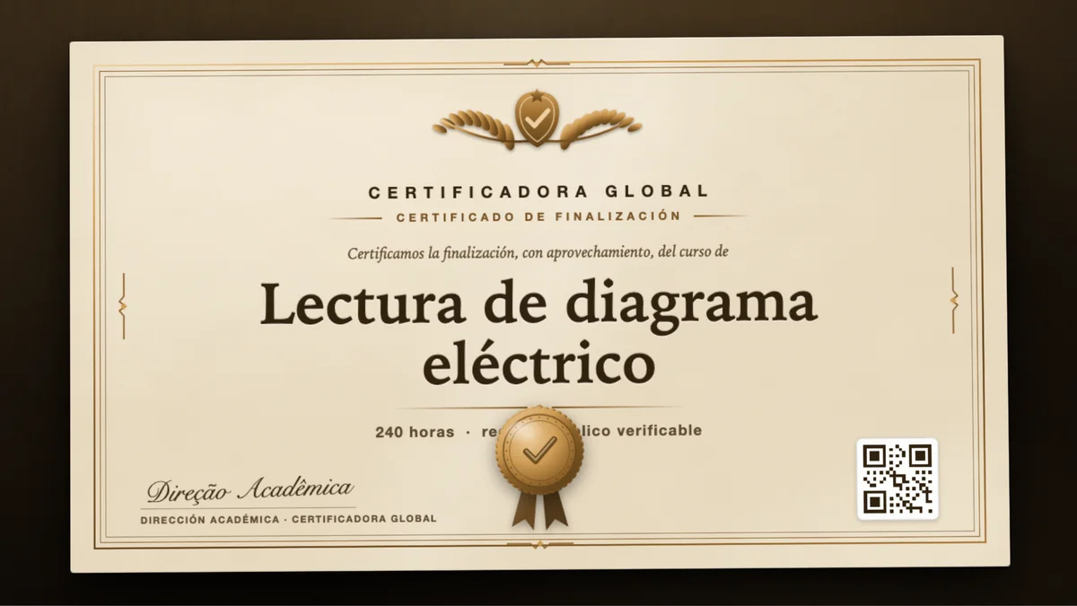 Portada del curso Lectura de diagrama eléctrico