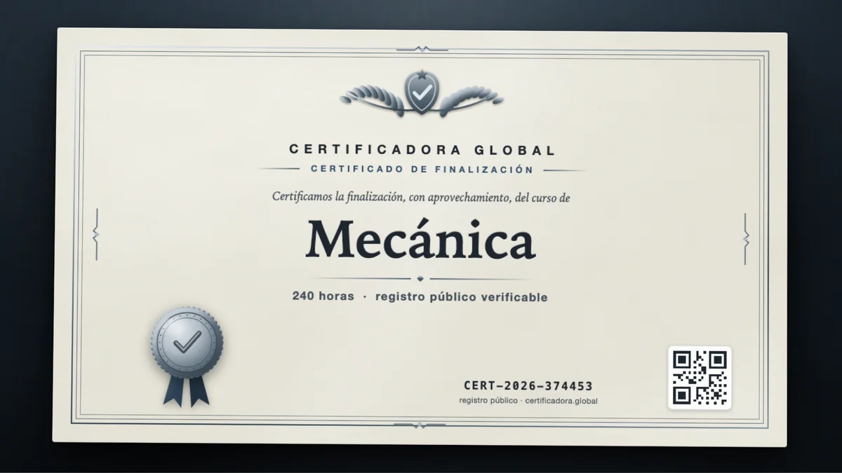 Portada del curso Mecánica