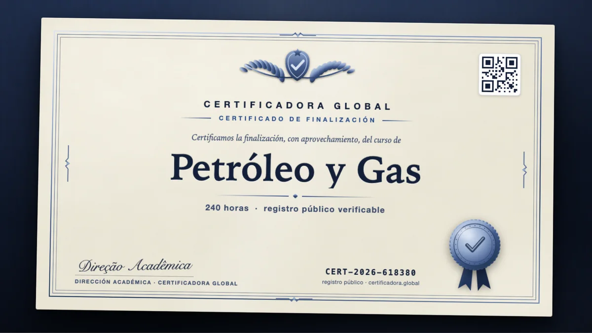 Portada del curso Petróleo y Gas