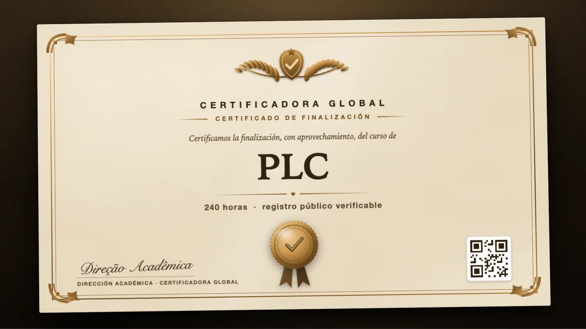 Portada del curso PLC