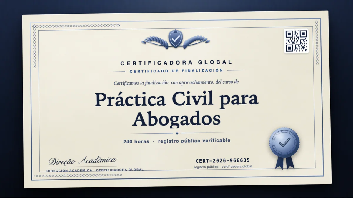 Portada del curso Práctica Civil para Abogados