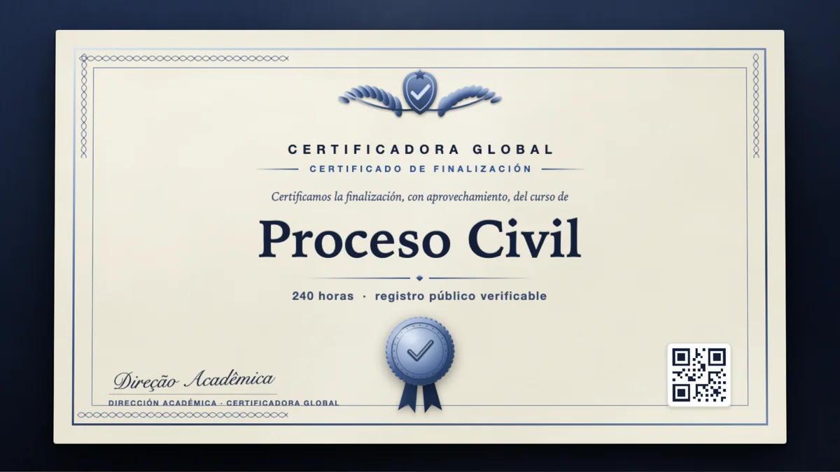 Portada del curso Proceso Civil