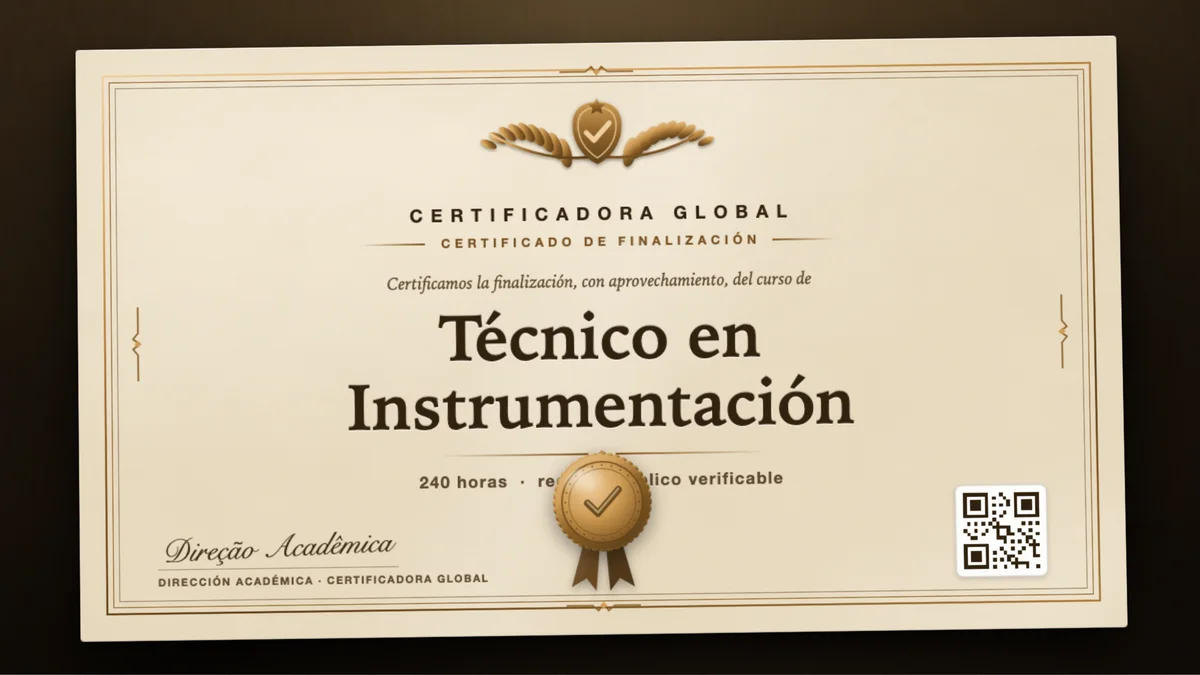 Portada del curso Técnico en Instrumentación