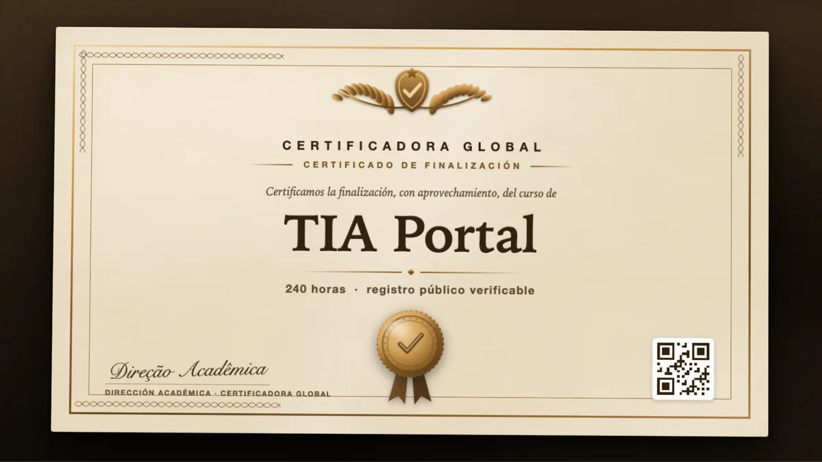 Portada del curso TIA Portal