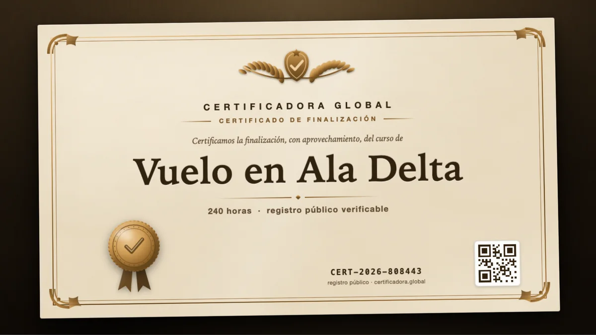 Portada del curso Vuelo en Ala Delta
