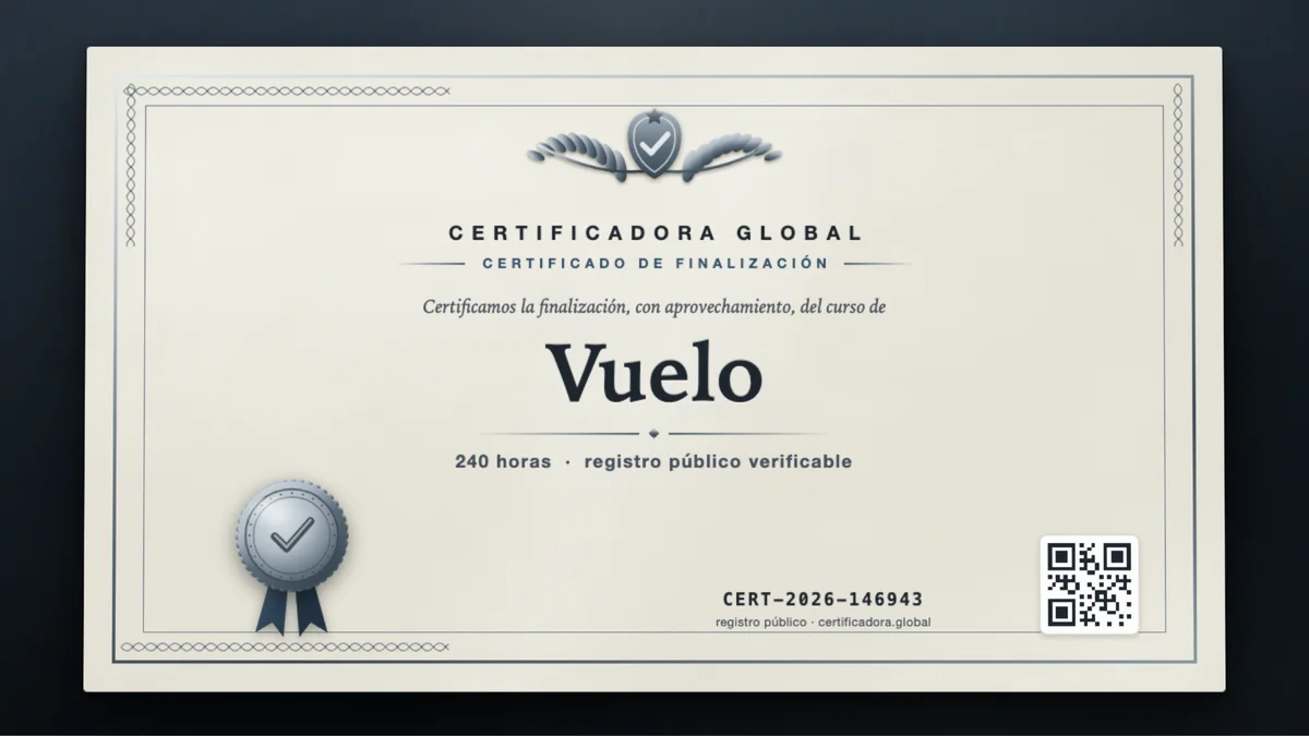 Portada del curso Vuelo