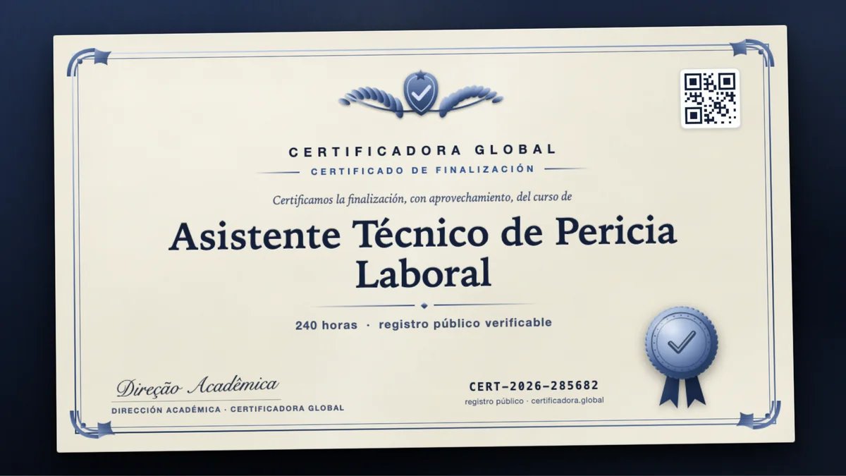 Portada del curso Asistente Técnico de Pericia Laboral