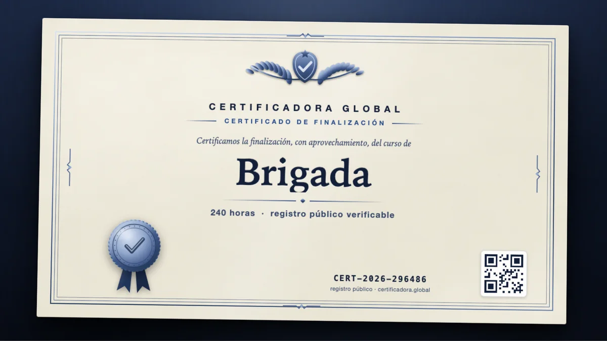 Portada del curso Brigada