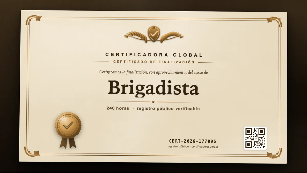 Portada del curso Brigadista