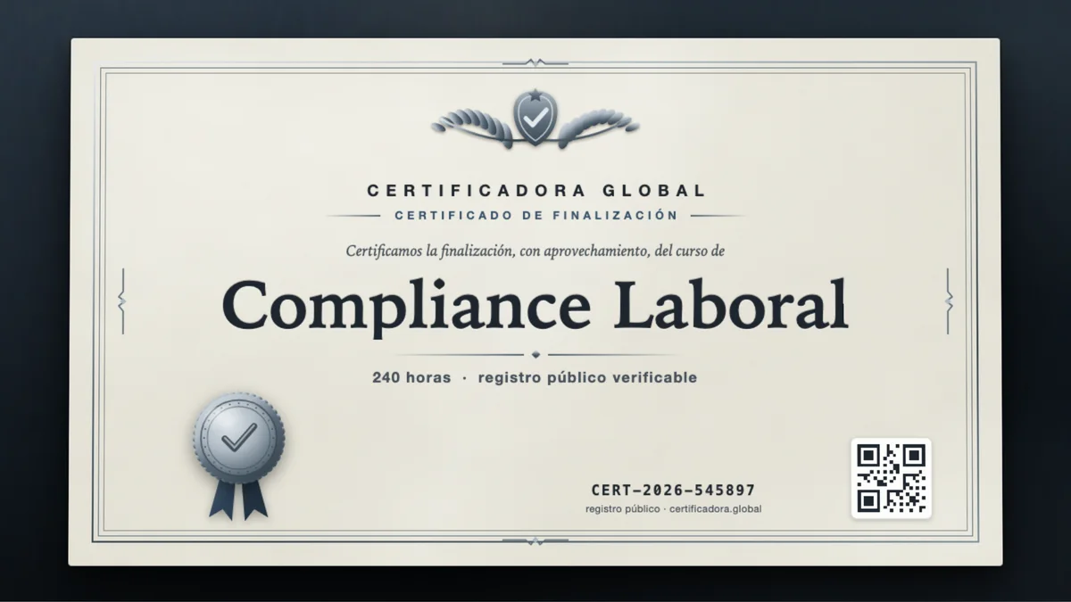 Portada del curso Compliance Laboral
