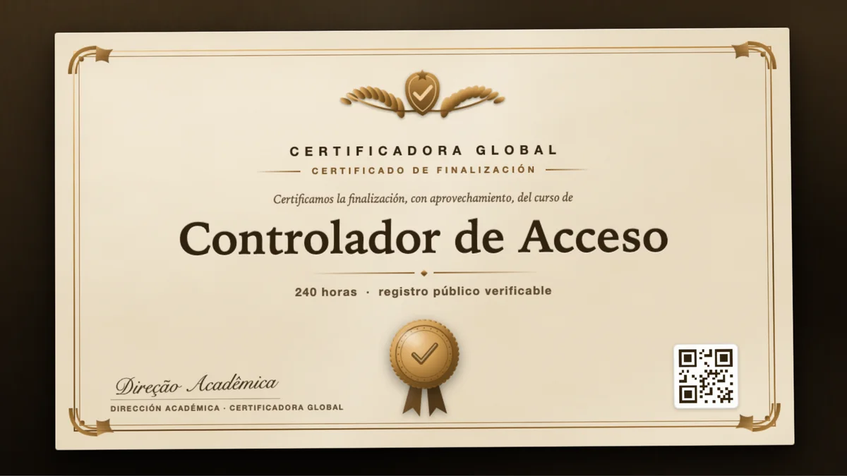 Portada del curso Controlador de Acceso