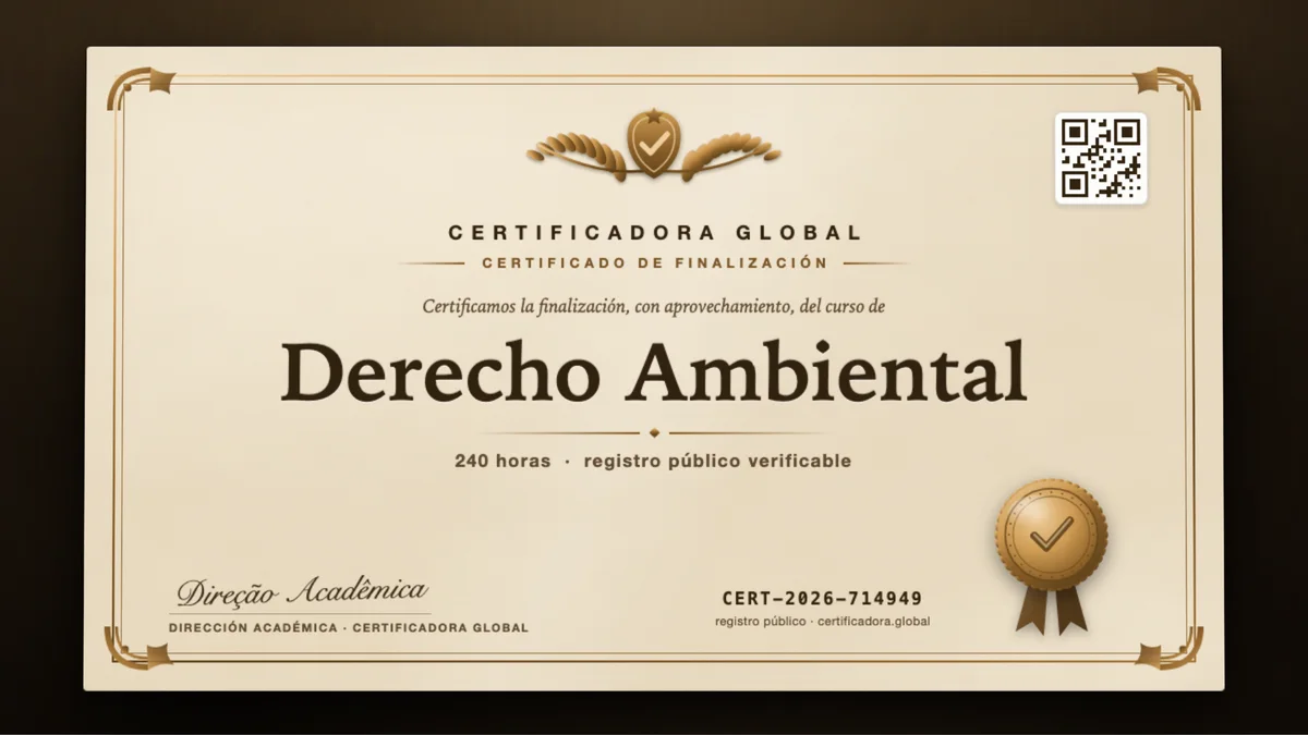 Portada del curso Derecho Ambiental