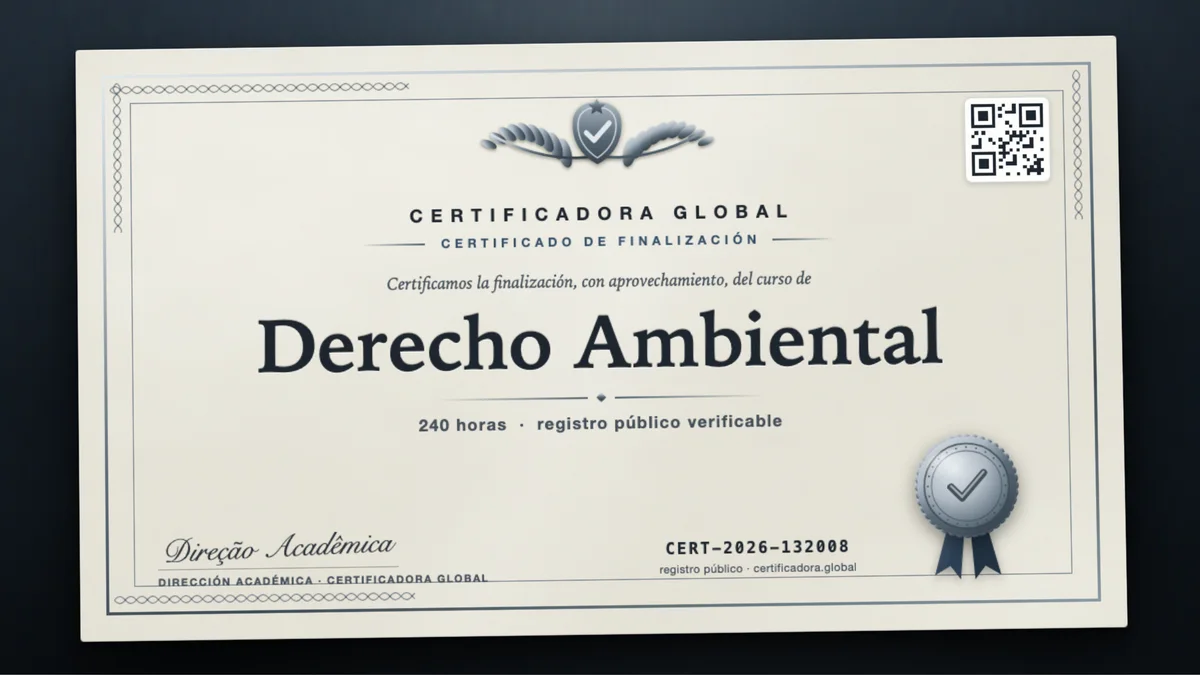Portada del curso Derecho Ambiental