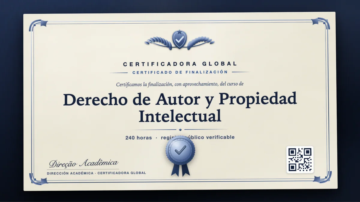 Portada del curso Derecho de Autor y Propiedad Intelectual