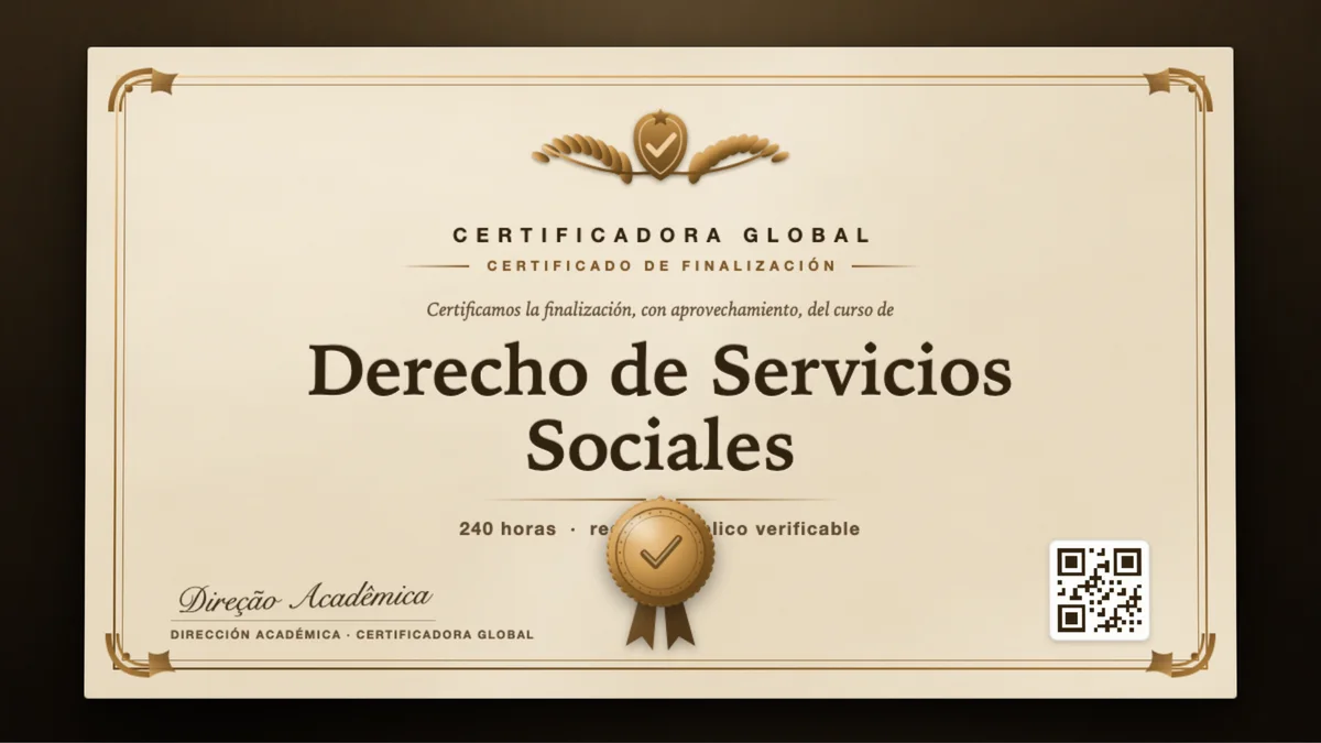 Portada del curso Derecho de Servicios Sociales
