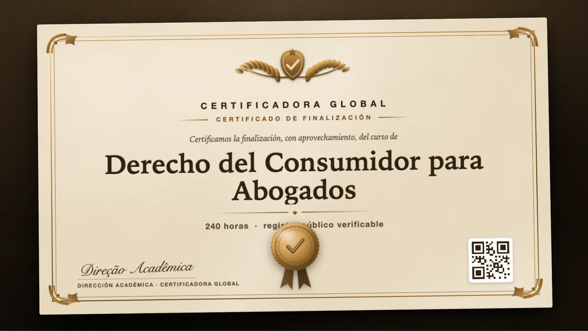 Portada del curso Derecho del Consumidor para Abogados