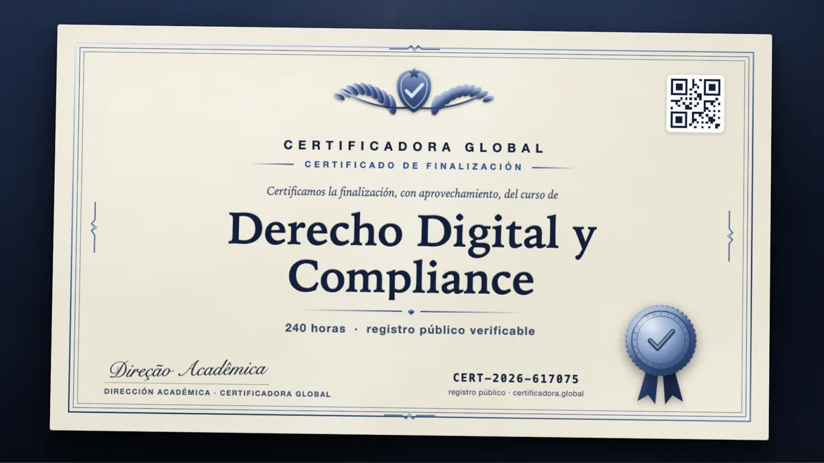 Portada del curso Derecho Digital y Compliance