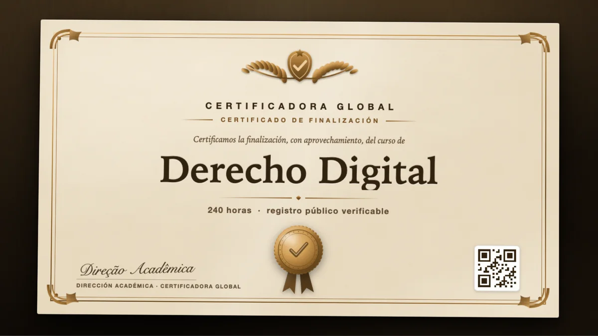 Portada del curso Derecho Digital