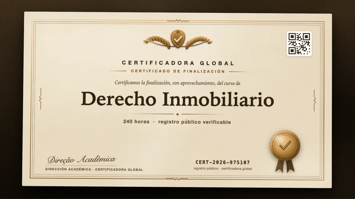 Portada del curso Derecho Inmobiliario