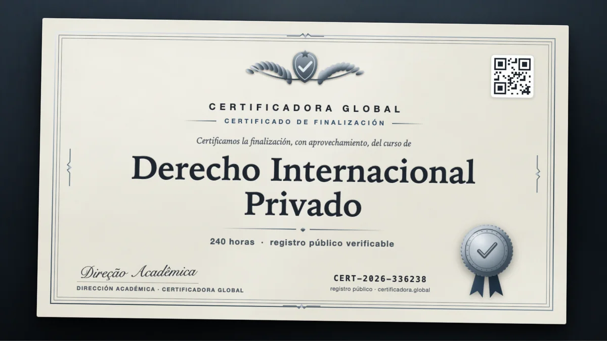 Portada del curso Derecho Internacional Privado