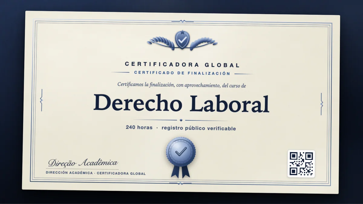 Portada del curso Derecho Laboral