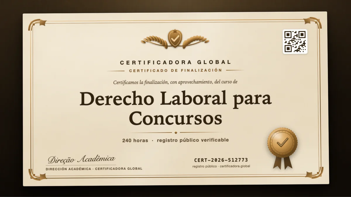 Portada del curso Derecho Laboral para Concursos