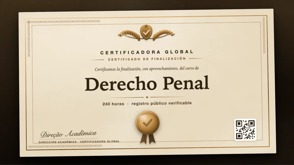 Portada del curso Derecho Penal