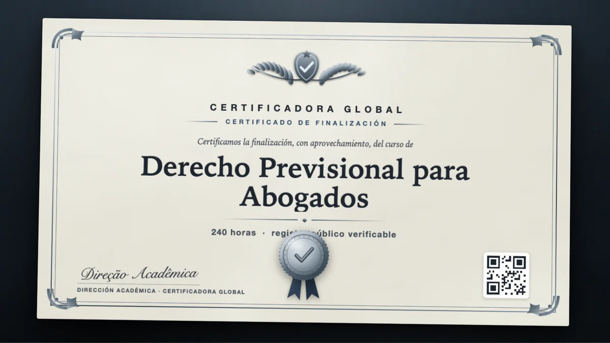 Portada del curso Derecho Previsional para Abogados