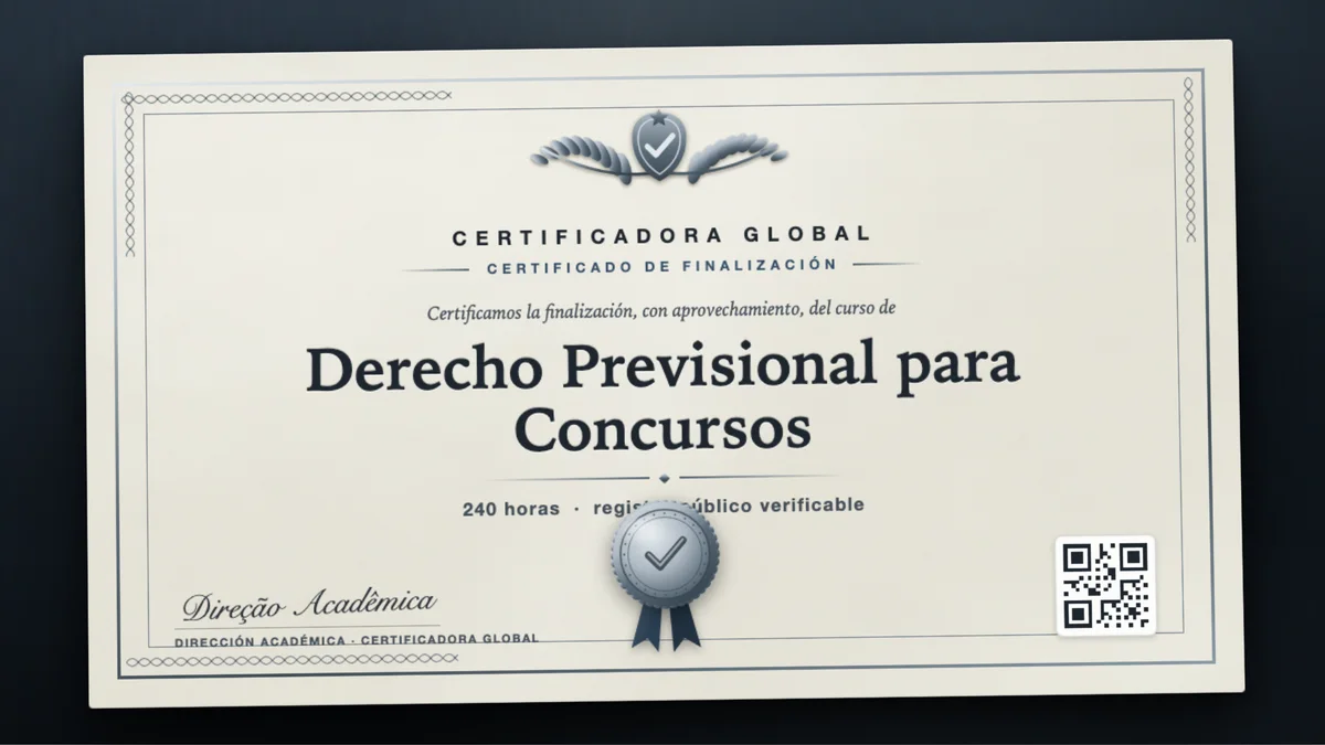 Portada del curso Derecho Previsional para Concursos