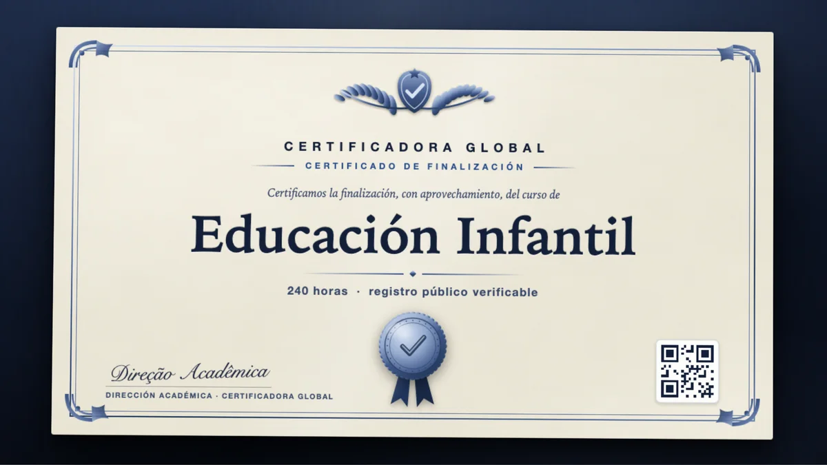 Portada del curso Educación Infantil