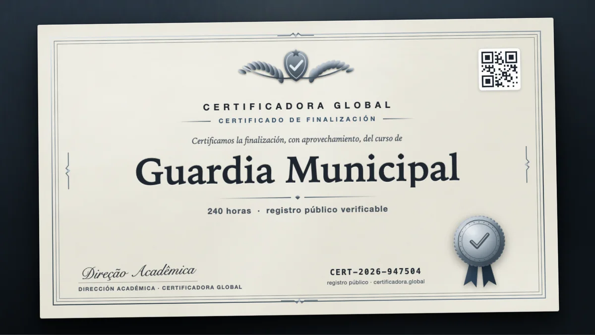 Portada del curso Guardia Municipal