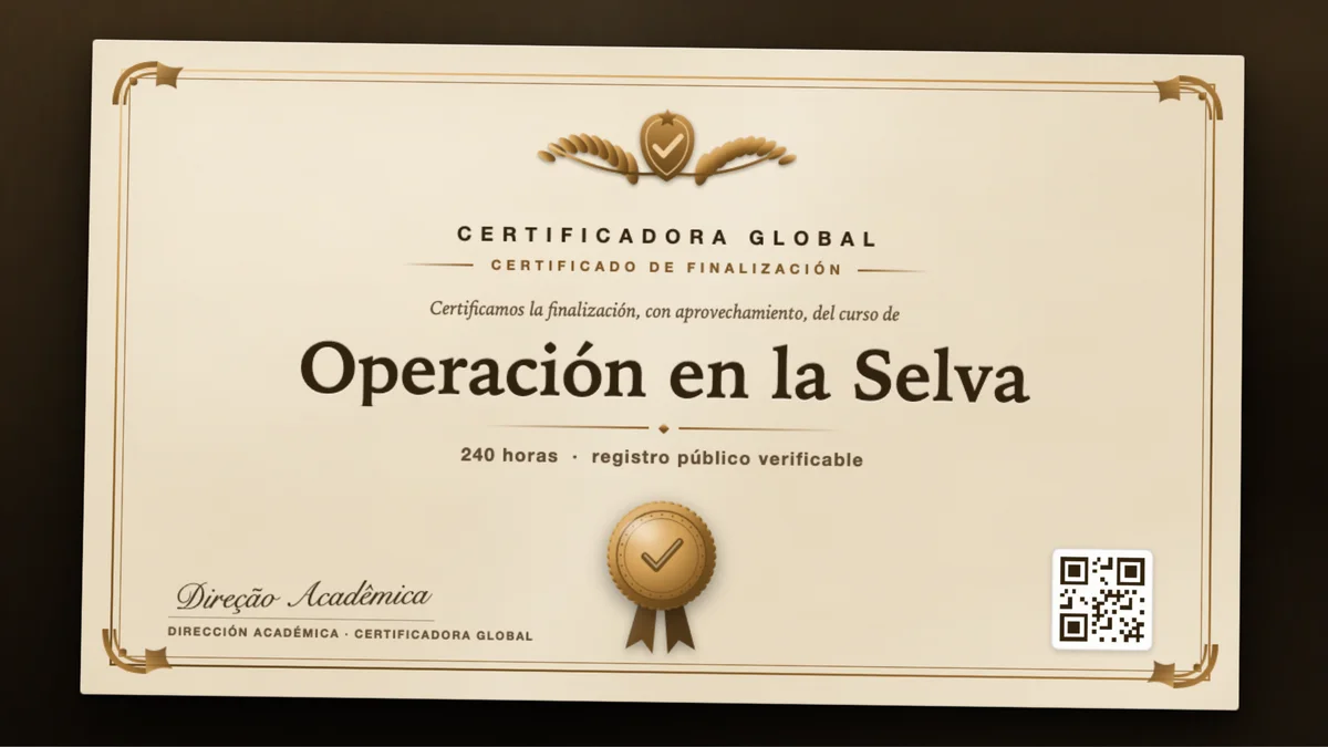 Portada del curso Operación en la Selva