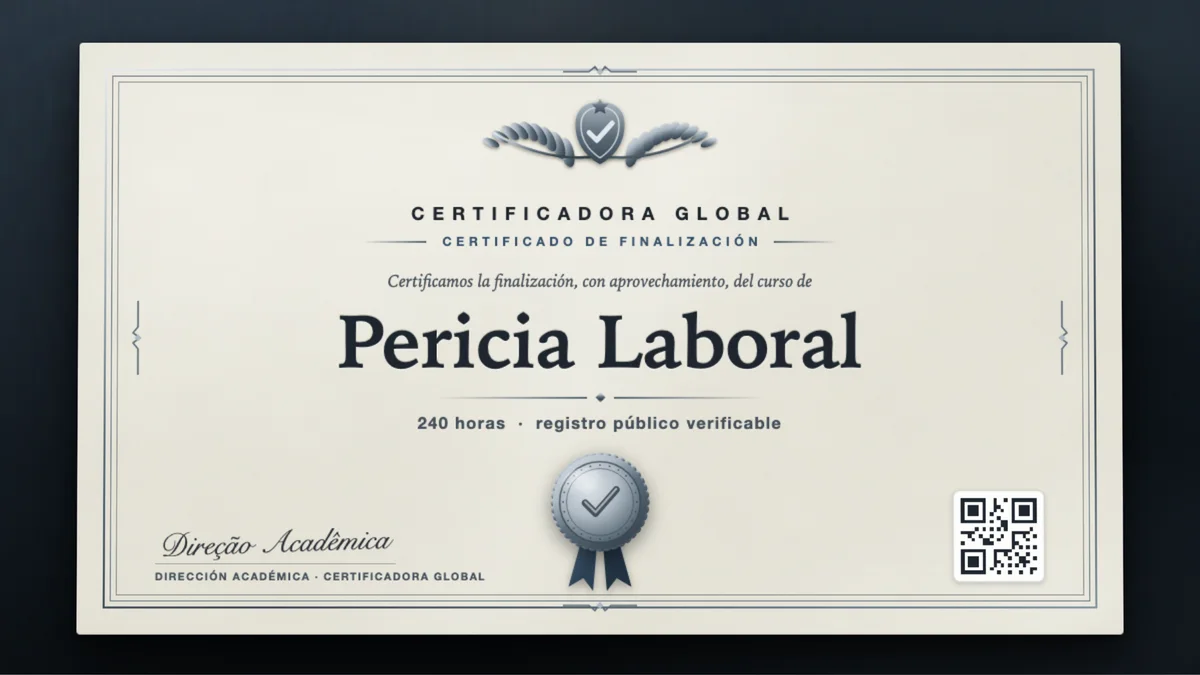 Portada del curso Pericia Laboral