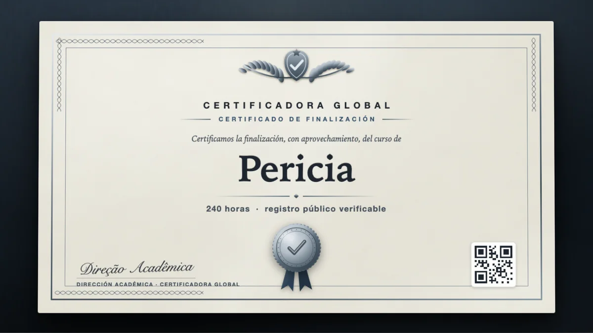 Portada del curso Pericia