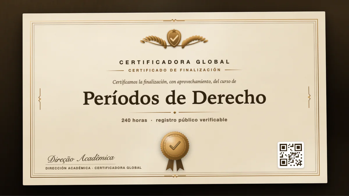 Portada del curso Períodos de Derecho