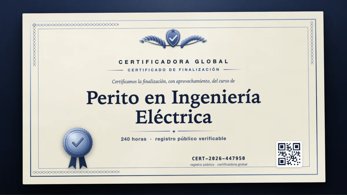 Portada del curso Perito en Ingeniería Eléctrica