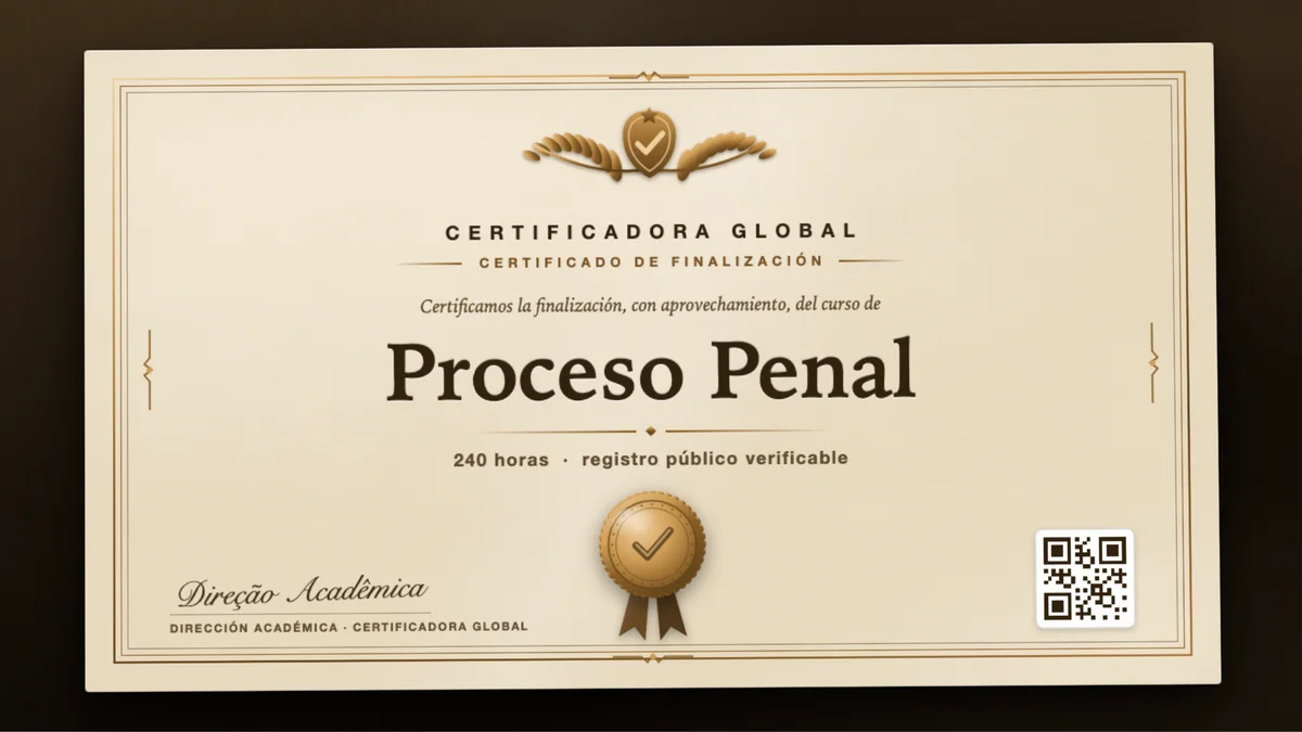 Portada del curso Proceso Penal