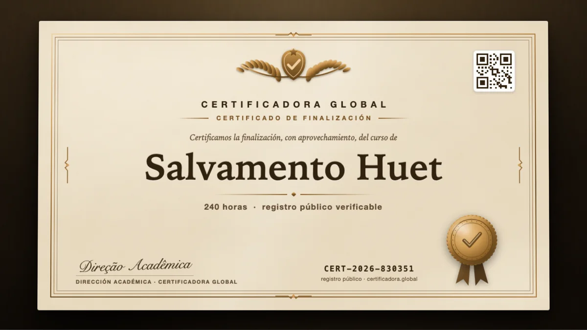 Portada del curso Salvamento Huet